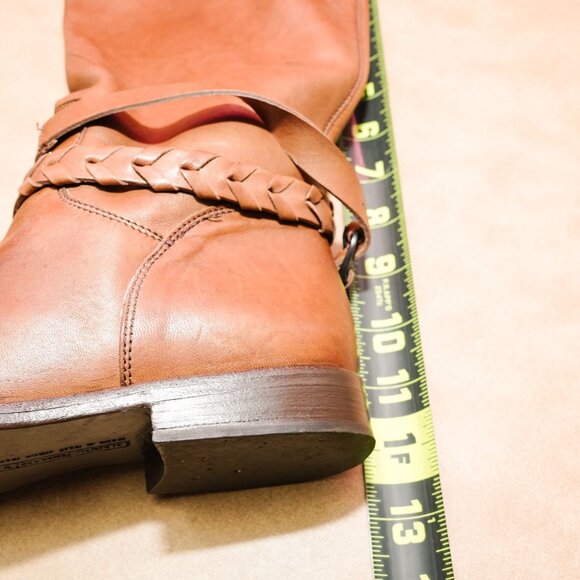 Alberto Fermani Women Brown Leather Riding Vintage Y2K Mid Calf Boots 6US EUR36 - Picture 6 of 8